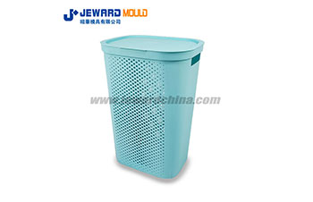 Molde de cesta de lavandería con estilo de puntos