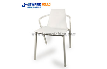 Silla moderna sólida silla sin brazos, molde con inserción de respaldo de asiento